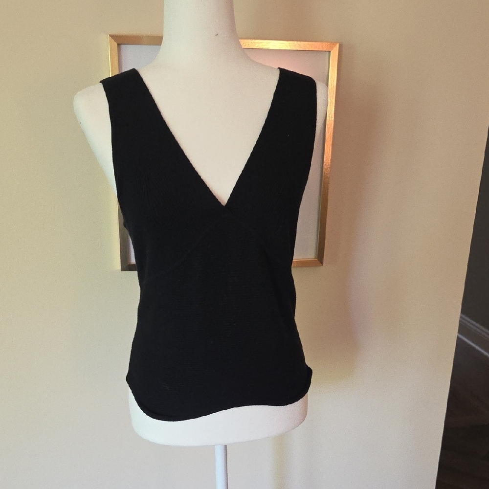 Banana Republic Black Fitted Tank Top